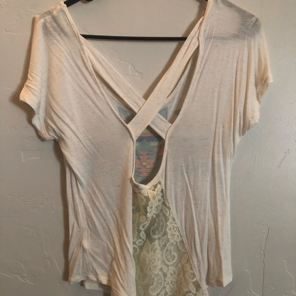 🛍Aztec cross Open back Top small🛍 - Picture 3 of 6
